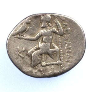Alternative view of Alexander III Drachm Kolophon Mint