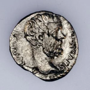 Clodius Albinus Denarius - MINER PACIF COS II