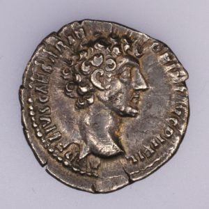 Marcus Aurelius Denarius as Caesar - Genius Exercitus