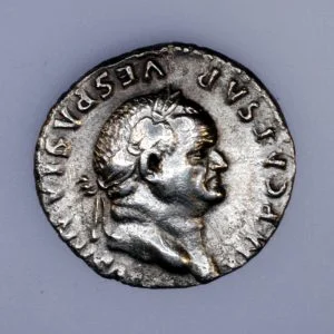 Vespasian Denarius - Pax Seated