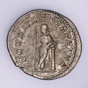Alternative view of Gordian III Antoninianus - SECVRITAS PERPETVA