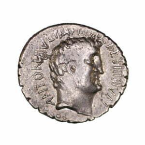Marc Antony Denarius - Athens Mint - obv