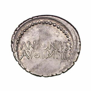 Marc Antony Denarius - Athens Mint - rev