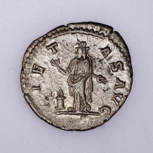 Julia Maesa Denarius - PIETAS AVG Rev