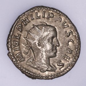 Philip II AR Antoninianus - IOVI obv