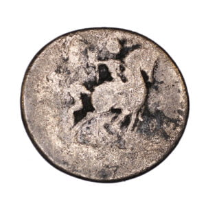 Alternative view of Mn. Aemilius Lepidus AR Denarius - Equestrian Statue over Aqueduct