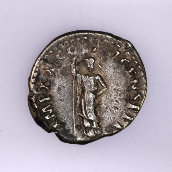 Domitian-AR-Denarius-Minerva-Standing-RIC-738-rev