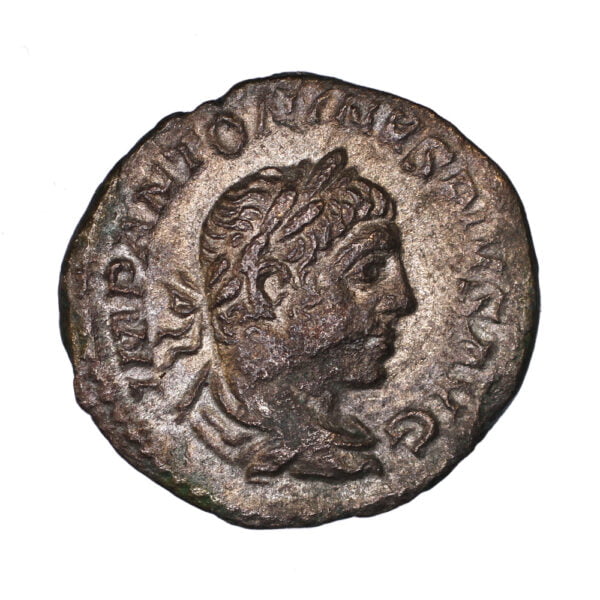 Elagabalus AR Denarius - ABVNDANTIA AVG-RIC56-obv