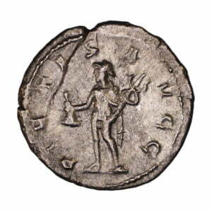 Alternative view of Herennius Etruscus AR Antoninianus - PIETAS AVGG