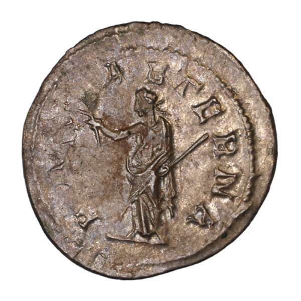 Philip II AR Antoninianus - PAX AETERNA-RIC231c-rev