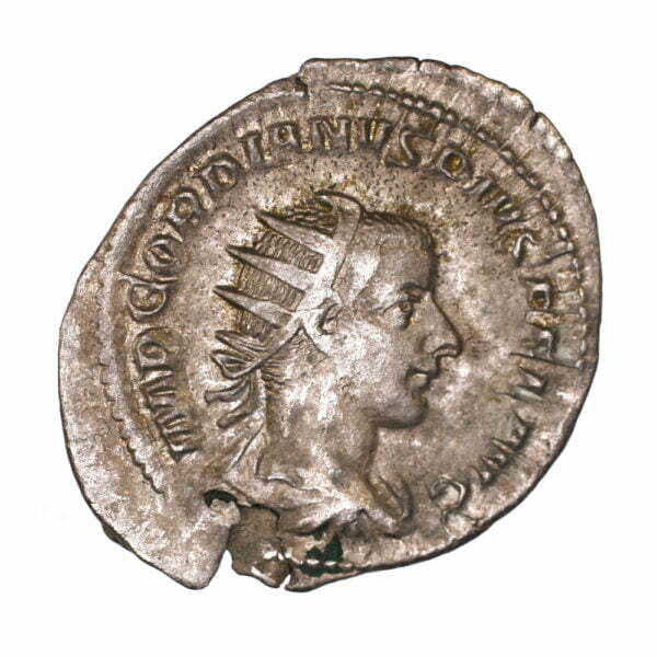 212-Gordian III AR Antoninianus - LAETITIA AVG N-RIC86-obv