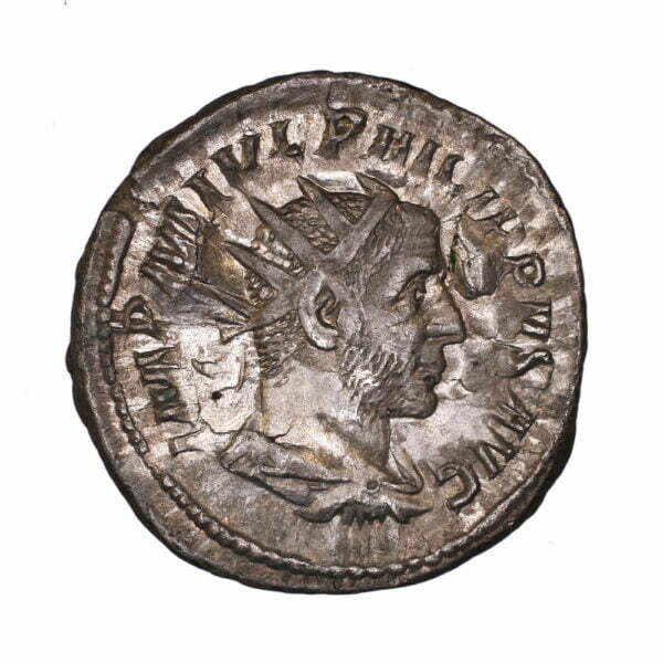 Philip-I-AR-Antoninianus-Felicitas-Standing-ric75a Obv