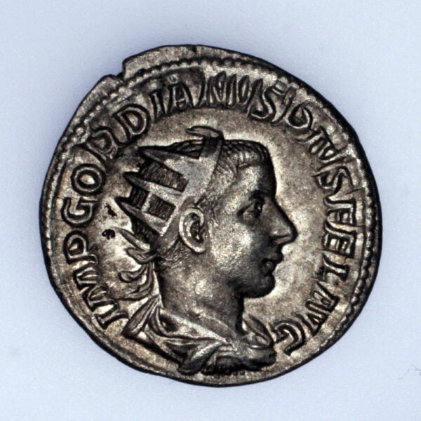 Gordian III Antoninianus Apollo Seated RIC88 obv