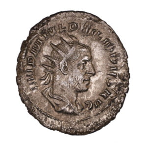 IMP M IVL PHILIPPVS AVG, radiate, draped & cuirassed bust right.