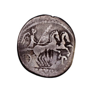 356 P. Servilius Mf Rullus AR Denarius - Victory in Biga Rev