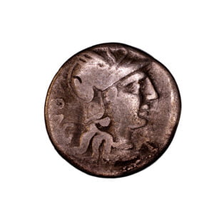 363 L. Flaminius Chilo AR Denarius - Victory in Biga obv