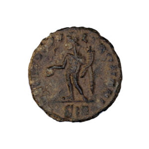 374 Severus II as Caesar AE Quarter-Follis - GENIO POPVLI ROMANI (Siscia Mint) Rev
