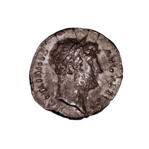 375 Hadrian AR Denarius - Crescent Moon & Seven Stars Obv