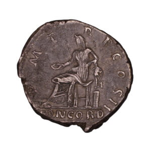Alternative view of Hadrian AR Denarius - Concordia