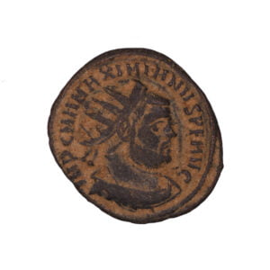 Maximianus - AE Radiate Fraction CONCORDIA MILITVM (Cyzicus Mint)