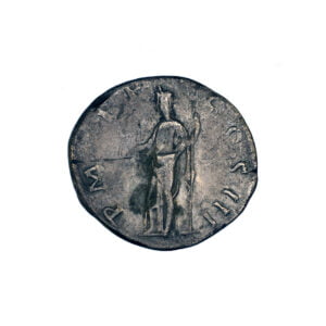 Hadrian AR Denarius - Pax Standing