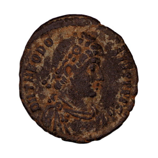 Theodosius I AE2 - VIRTVS E-XERCITI (Antioch Mint)