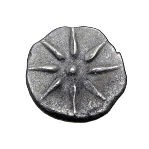 Cyprus, Salamis AR Obol - Evagoras II
