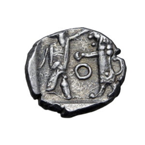Phoenicia, Sidon AR 1/16 Shekel - Ba`alšillem (Sakton) II