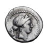 Silver Roman Republican Denarius of P. Clodius M. f. Turrinus