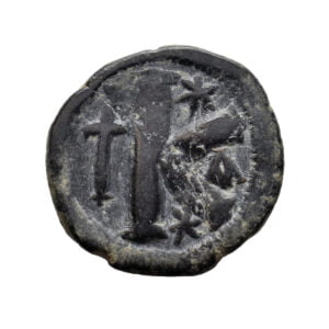 Justin I AE Half-follis (Constantinople Mint)