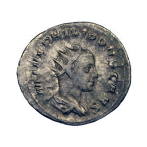 Philip II AR Antoninianus - PRINCIPI IVVENT (As Caesar)