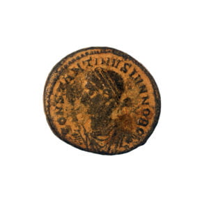 Constantine II as Caesar AE - VIRTVS EXERCIT (Thessalonica)
