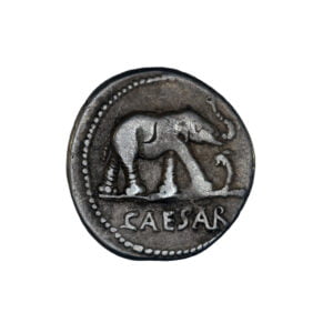 Julius Caesar AR Denarius - CAESAR (Military Mint)