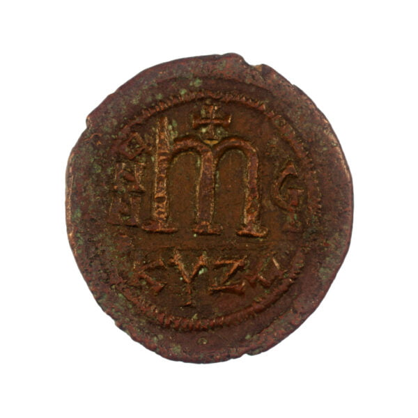 Tiberius II Constantine AE Follis - Cyzicus Mint