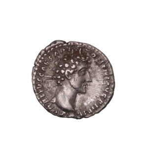 Marcus Aurelius Denarius (As Caesar) - Clementia Standing