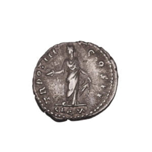 Marcus Aurelius Denarius (As Caesar) - Clementia Standing