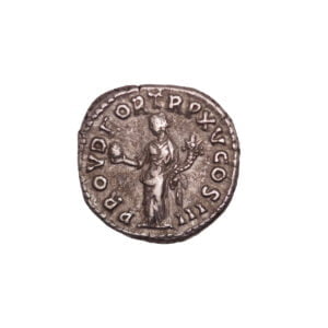 Marcus Aurelius AR Denarius - Providentia Standing