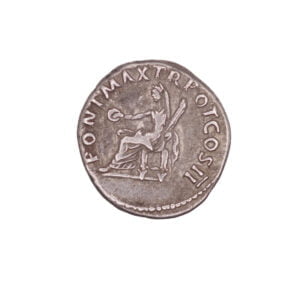 Trajan AR Denarius - Vesta Seated