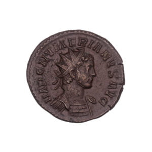 Numerian AE Antoninianus - MARS VICTOR (Lyon Mint)