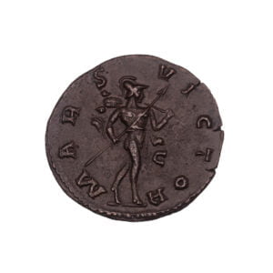 Numerian AE Antoninianus - MARS VICTOR (Lyon Mint)
