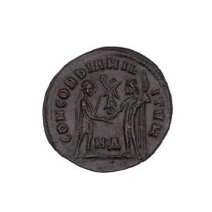 Diocletian AE Post Reform Radiate - CONCORDIA MILITVM (Heraclea Mint)