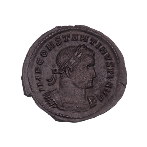 Constantine I AE Follis - GENIO POP ROM (Trier Mint)
