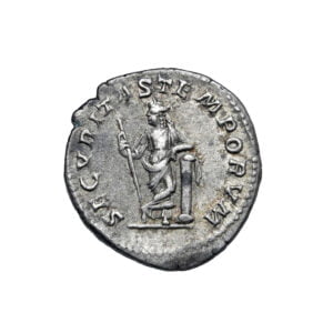 Macrinus AR Denarius - SECVRITAS TEMPORVM