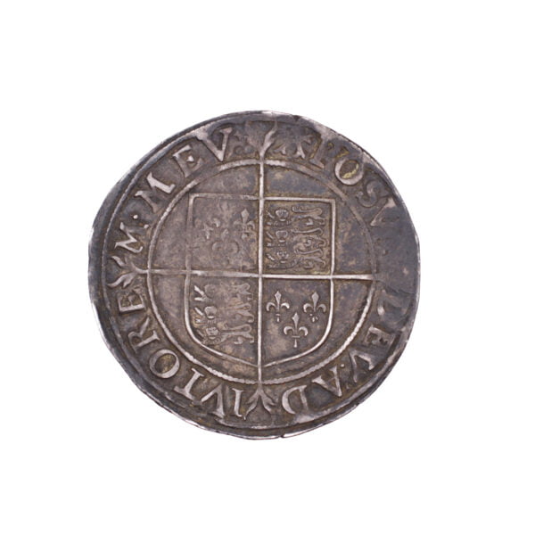 Tudor - Elizabeth I AR Shilling - Long cross through shield. (6th Issue)