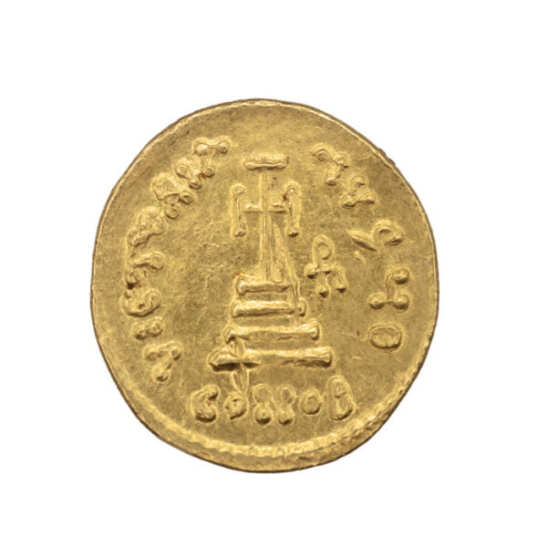 Heraclius, Heraclius Constantine and Heraclonas AU Solidus - VICTORIA AVGU (Constantinople Mint)