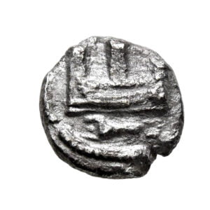 Phoenica, Sidon AR 1/16 Shekel - Baalshillem II (Sakton)