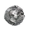 Hadrian AR Denarius - Crescent Moon & Seven Stars