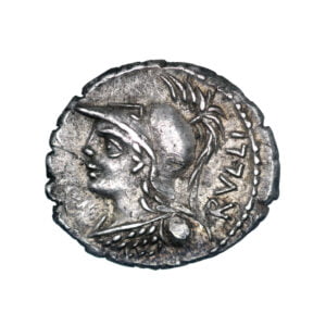 P Servilius Mf Rullus AR Denarius - Bust of Minerva