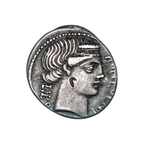L Scribonius Libo AR Denarius - PVTEAL SCRIBON