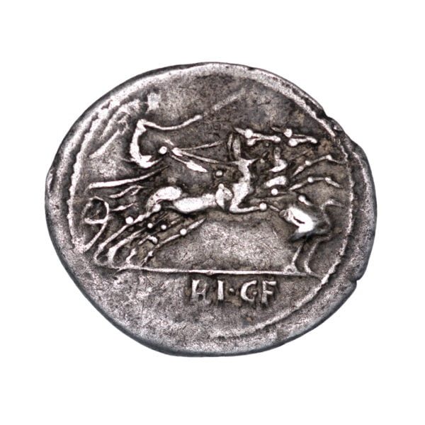 C. Fabius C.f. Hadrianus AR Denarius - Victory in Biga